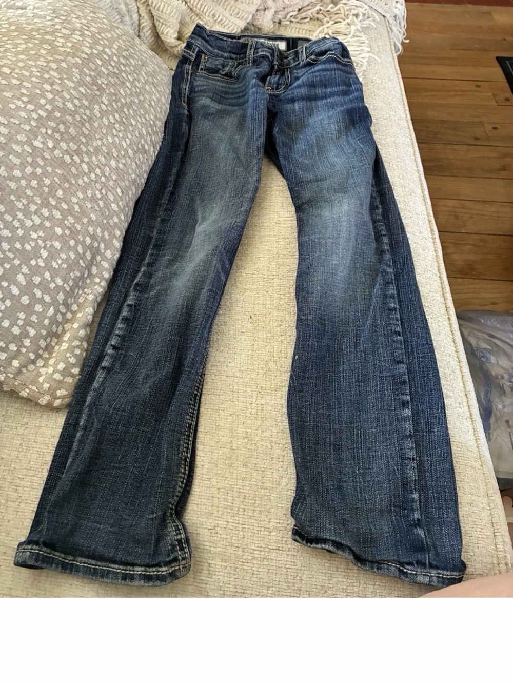 BKE boys Blue Bootcut Jeans